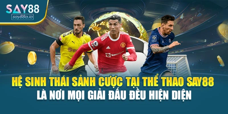 Hệ sinh thái sảnh cược tại thể thao SAY88 là nơi mọi giải đấu đều hiện diện