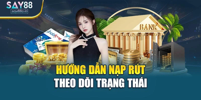 Hướng dẫn nạp rút theo dõi trạng thái