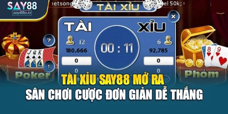 Tài Xỉu Say88 Mở Ra Sân Chơi Cược Đơn Giản Dễ Thắng